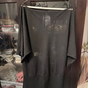 Source Unknown Black Sheer Blouse